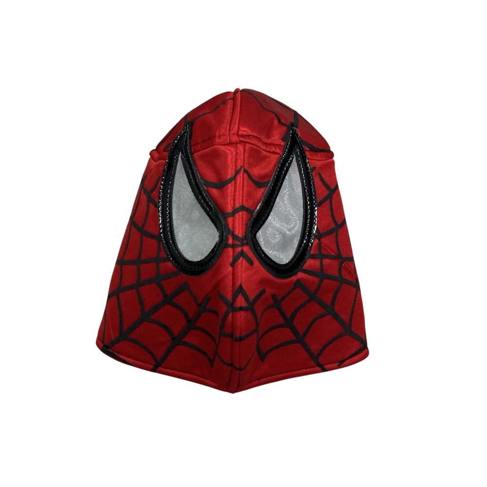 Adult Unisex Spiderman Mask Costume  Adjustable Lace‎ Up Back EUC Unbranded
